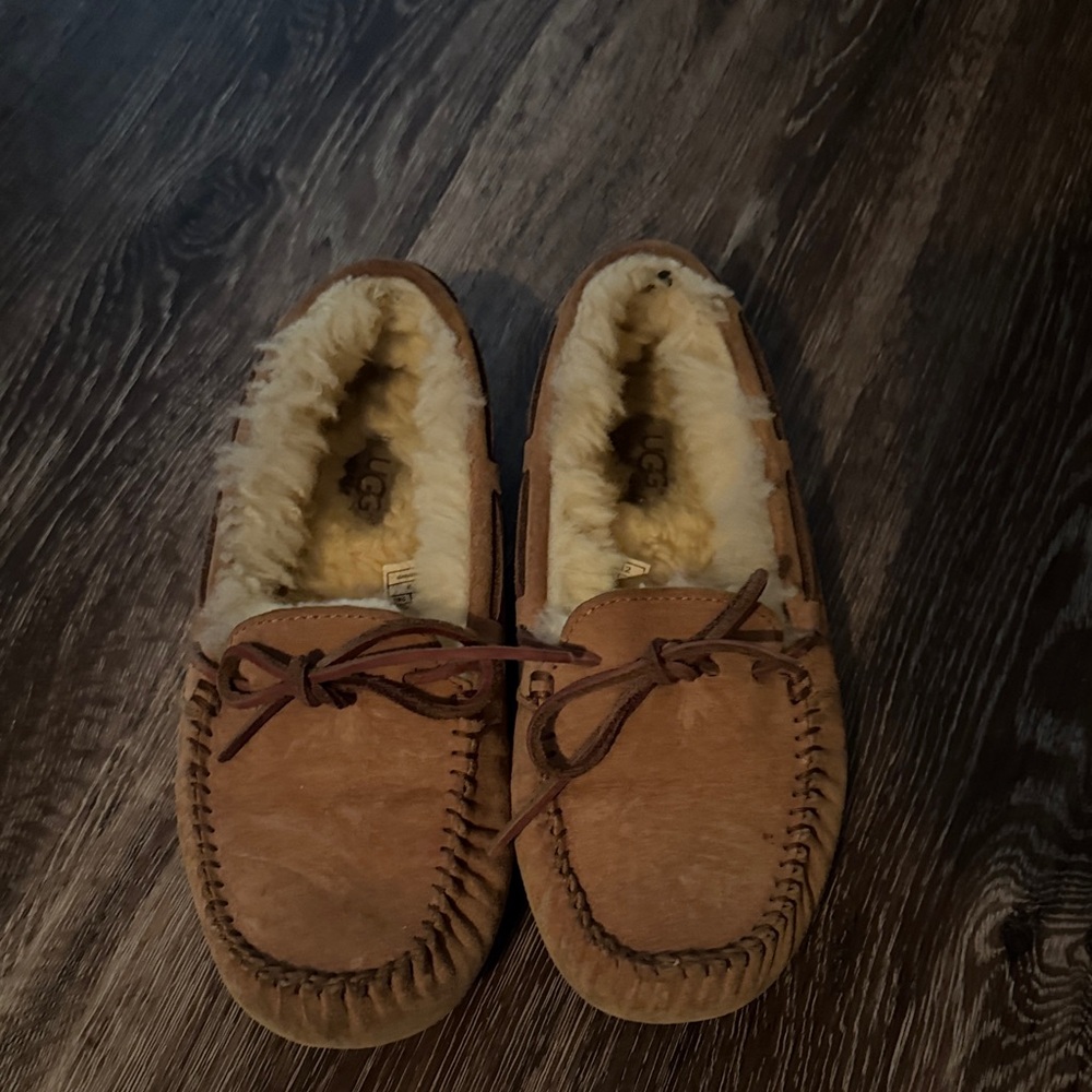 UGG Brown Suede Loafers